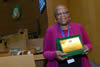 Professor Tebello Nyokong wins a continental scientific award at the 26th African Union (AU) Summit, Addis Ababa, Ethiopia, 30 January 2016. She is a Distinguished Professor at Rhodes University and Director of the Nanotechnology and Innovation Centre (NIC).