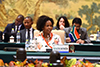 Minister Maite Nkoana-Mashabane with the Foreign Minister of China, Wang Yi; Foreign Minister of Brazil, Aloysio Nunes; Minister of State for External Affairs of India, Dr VK Singh; Foreign Minister of Russia, Sergey Lavrov; during BRICS Foreign Ministers' Meeting, Beijing, People's Republic of China, 18-19 June 2017.
