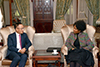 Minister Maite Nkoana-Mashabane receives a Courtesy Call from the Assistant Minister of Foreign Affairs of China, Mr Chen Xiaodong, Pretoria, South Africa, 21 August 2017.