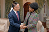 Minister Maite Nkoana-Mashabane receives a Courtesy Call from the Assistant Minister of Foreign Affairs of China, Mr Chen Xiaodong, Pretoria, South Africa, 21 August 2017.