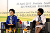 Minister Maite Nkoana-Mashabane hosts the Vice Premier of the People’s Republic of China, Her Excellency Liu Yandong, Pretoria, South Africa, 25 April 2017.