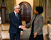 Minister Maite Nkoana-Mashabane meets with the Minister-President of Flanders, Mr Geert Bourgeois, Pretoria, South Africa, 21 August 2017.