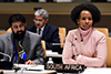 Minister Maite Nkoana-Mashabane attends the Ministerial Meeting of the India, Brazil and South Africa (IBSA) Forum, on the sidelines of the UN General Assembly, UN Headquarters, New York, USA, 21 September 2017.