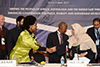 Minister of International Relations and Cooperation and Chair of the IORA Council of Ministers, Maite Nkoana-Mashabane, at the opening of the IORA 17th Council of Ministers' Meetings 2017, Durban, South Africa, 18 October 2017.