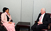 Bilateral Meeting between Minister Maite Nkoana-Mashabane and the Minister of Foreign Affairs of the State of Palestine, Minister Riyad al-Maliki, on the sidelines of the UN General Assembly, UN Headquarters, New York, USA, 21 September 2017.