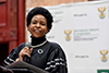 Minister Maite Nkoana-Mashabane addresses students at the Black Management Forum Student Chapter, Polokwane, South Africa, 19 May 2017
