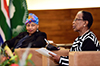 Minister Maite Nkoana-Mashabane at the Graduation and Closing Ceremony of the third Gertrude Shope Annual Dialogue Forum on Conflict Resolution and Peace-making, Conference Centre, O R Tambo Building, Pretoria, South Africa, 4 August 2017.