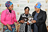 Minister Maite Nkoana-Mashabane at the Graduation and Closing Ceremony of the third Gertrude Shope Annual Dialogue Forum on Conflict Resolution and Peace-making, Conference Centre, O R Tambo Building, Pretoria, South Africa, 4 August 2017.