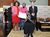 Minister Maite Nkoana-Mashabane at the Graduation and Closing Ceremony of the third Gertrude Shope Annual Dialogue Forum on Conflict Resolution and Peace-making, Conference Centre, O R Tambo Building, Pretoria, South Africa, 4 August 2017.