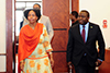Minister Maite Nkoana-Mashabane with Minister Harry Kalaba of the Ministry of Foreign Affairs of the Republic of Zambia during the Second Session of the South Africa - Zambia Joint Commission for Cooperation (JCC). Taj-Pamodzi Hotel, Lusaka, Zambia, 11 October 2017.