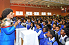 Deputy Minister Nomaindiya Mfeketo marks the Mandela Month celebrations, Sizimisele Technical High School, Khayelitsha, Cape Town, South Africa, 28 July 2017.