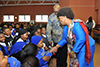 Deputy Minister Nomaindiya Mfeketo marks the Mandela Month celebrations, Sizimisele Technical High School, Khayelitsha, Cape Town, South Africa, 28 July 2017.