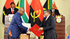 President Jacob Zuma and the President of the Republic of Angola, João Manuel Gonçalves Lourenço, witness the signing of Agreements and Memoranda of Understanding, Union Buildings, Pretoria, South Africa, 24 November 2017.