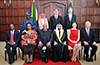 President Jacob Zuma receives the Letters of Credence from nine Ambassadors and High Commissioners-designate at the Credentials Ceremony, Sefako Makgatho Presidential Guesthouse, Pretoria, South Africa, 8 June 2017.