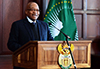 President Jacob Zuma receives the Letters of Credence from nine Ambassadors and High Commissioners-designate at the Credentials Ceremony, Sefako Makgatho Presidential Guesthouse, Pretoria, South Africa, 8 June 2017.