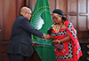 President Jacob Zuma receives the Letters of Credence from nine Ambassadors and High Commissioners-designate at the Credentials Ceremony, Sefako Makgatho Presidential Guesthouse, Pretoria, South Africa, 8 June 2017.