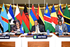 President Jacob Zuma and other Heads of State and Government meet for the SADC Double Troika Summit, Conference Centre, O R Tambo Building, Department of International Relations and Cooperation, Pretoria, South Africa, 18 August 2017.