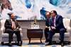 Bilateral Meeting between President Jacob Zuma and President Emomali Rahman of the Republic of Tajikistan on the sidelines of the BRICS Emerging Market and Developing Countries Dialogue, Xiamen International Conference and Exhibition Centre, Xiamen, People’s Republic of China, 5 September 2017.