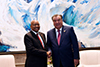 Bilateral Meeting between President Jacob Zuma and President Emomali Rahman of the Republic of Tajikistan on the sidelines of the BRICS Emerging Market and Developing Countries Dialogue, Xiamen International Conference and Exhibition Centre, Xiamen, People’s Republic of China, 5 September 2017.